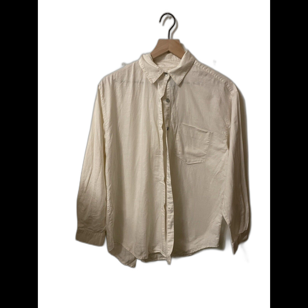 Bushwacker white collared button down shirt women size small